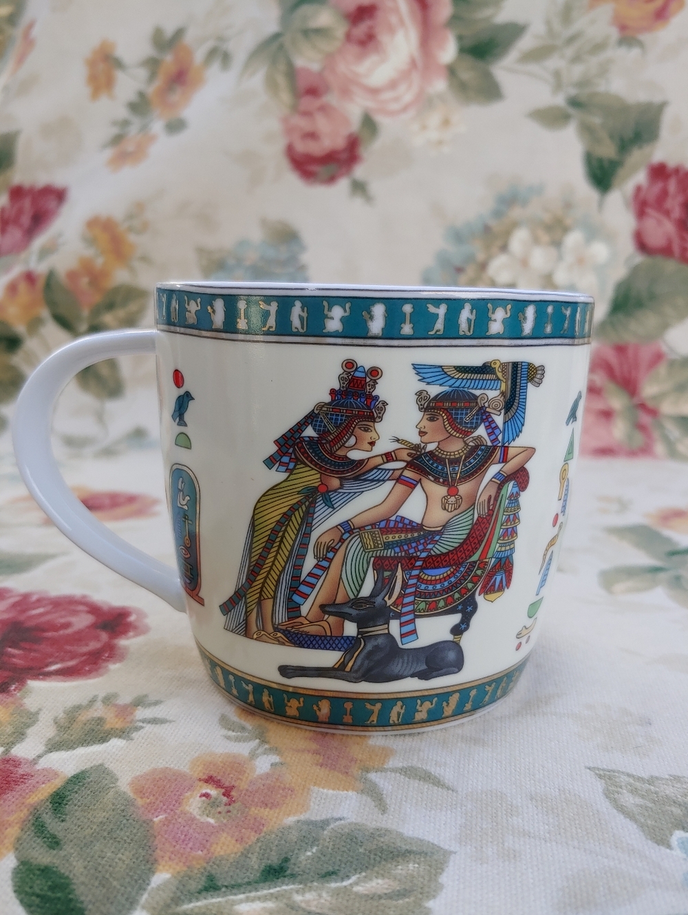 Fathi Mahmoud Vintage Limoges Sculpture Egyptian Art Porcelain Mug - Picture 3 of 17